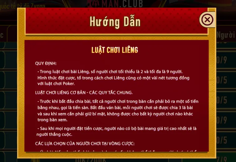 Bí Quyết Chơi Liêng Tại ManClub Luôn Thắng Nhờ Chiến Thuật Tâm Lý Và Cược Thông Minh