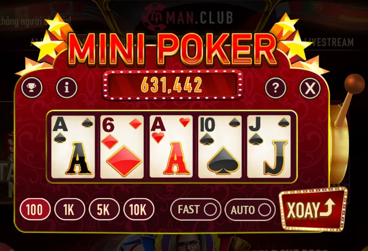 Chiến Thuật Quay Mini Poker Tại ManClub Giúp Bạn Nổ Hũ Liên Tục Mỗi Ngày