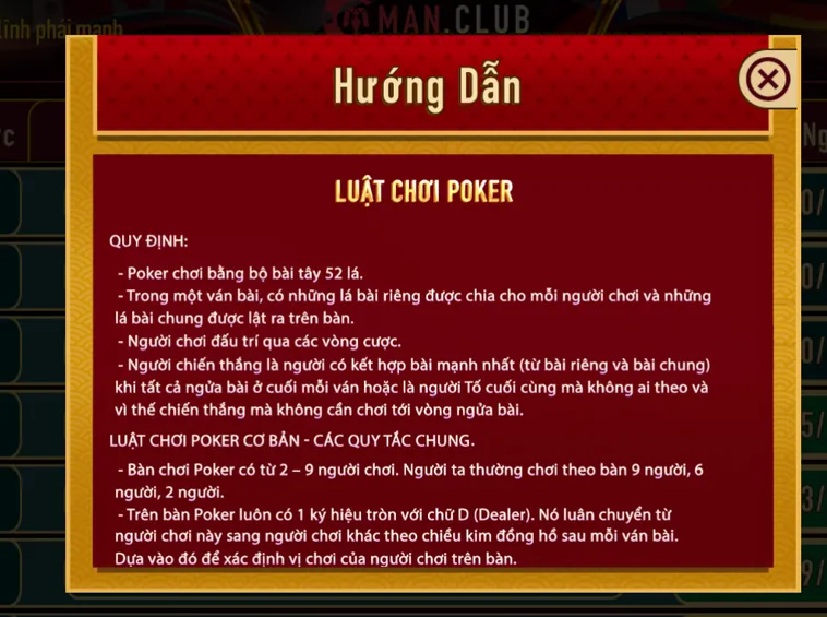Chinh Phục Poker Tại ManClub Với Những Chiến Thuật Tâm Lý Và Xác Suất Đỉnh Cao