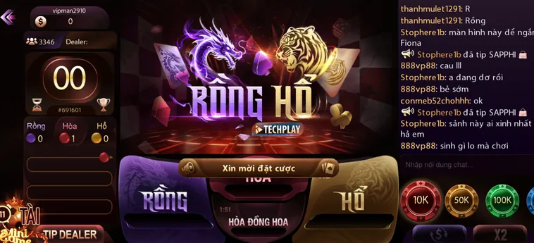Bí Quyết Chế Ngự Rồng Hổ Livestream Tại ManClub Cho Người Chơi Chuyên Nghiệp
