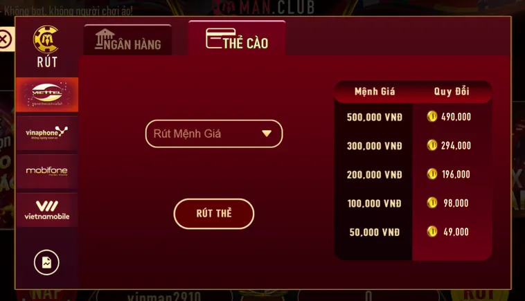 Hướng dẫn kích hoạt số điện thoại bảo mật tài khoản tại Manclub.