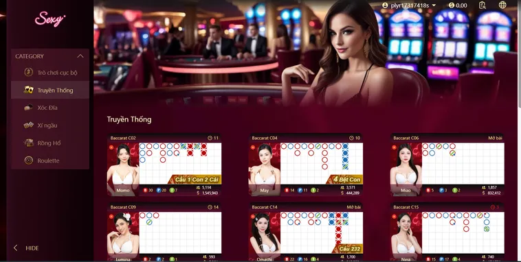 Sảnh Sexy Gaming Livestream Tại ManClub Nơi Cảm Xúc Thăng Hoa