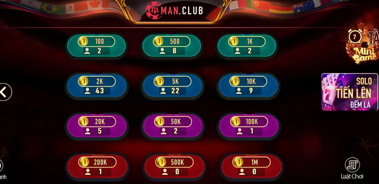 Solo Tiến Lên Đếm Lá Tại ManClub Chiến Thuật Một Đối Một Đẳng Cấp