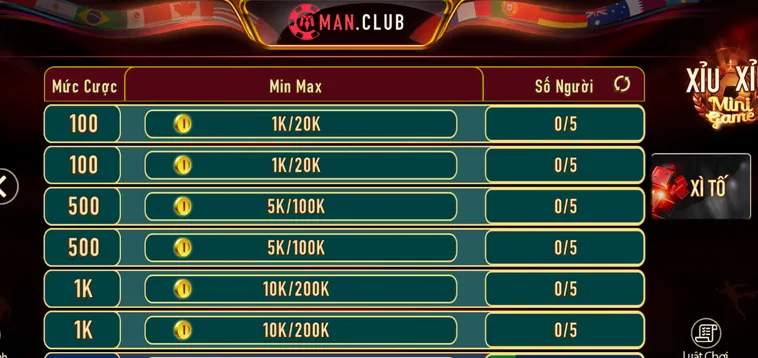 Xì Tố Tại ManClub Nghệ Thuật Đọc Vị Đối Thủ Và Chốt Lãi Đỉnh Cao